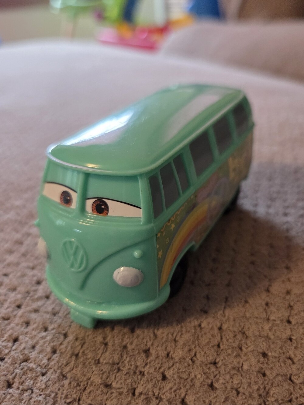 2006 Disney Pixar CARS FILLMORE '60 VW McDonald's Happy Meal Toy DISNEY PIXAR